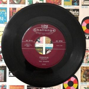 The Champs Train To Nowhere Vinyl 45 Record '58